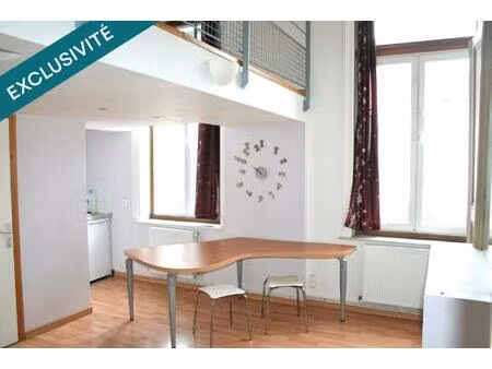 studio lumineux avec mezzanine