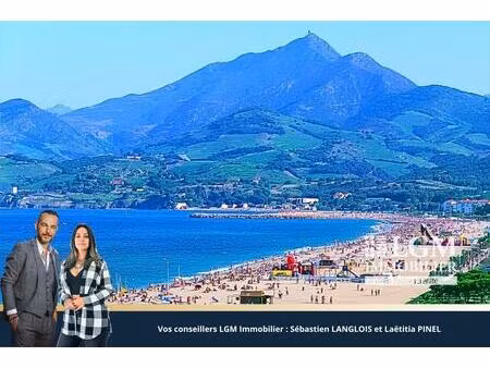 argeles-sur-mer plage  local commercial et appartement t4