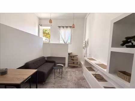 appartement - rdc - 23 91 m2 - 1 pièce - meublé