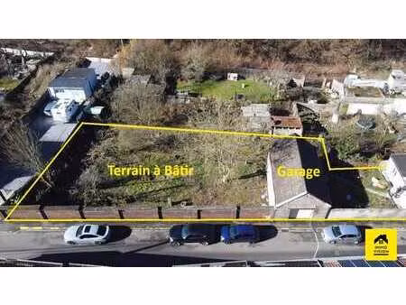 ensemble immobilier de 2 maisons + garage + terrain