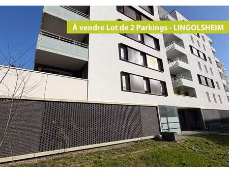 lot de 2 places de parking à lingolsheim