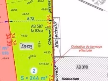 terrain viabilisé constructible
