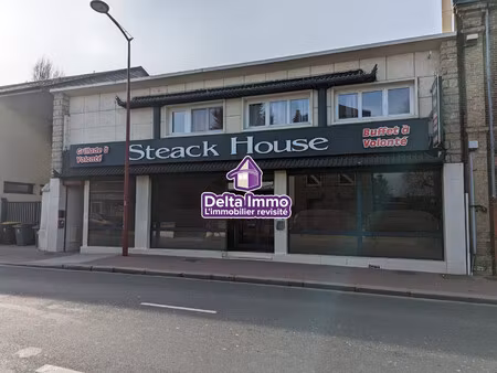 elbeuf - local commercial de 380 m² à louer