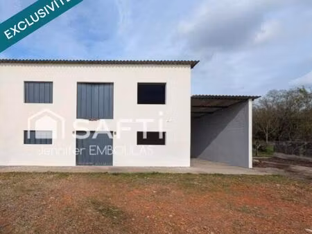 bâtiment 170 m² : garage / hangar / entrepot