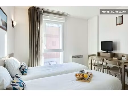 studio avec lit twin en résidence