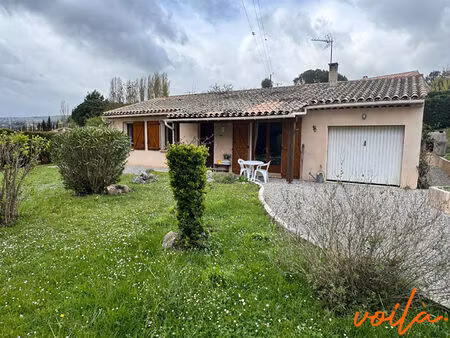 montolieu - maison plain pied 3 chambres garage jardin