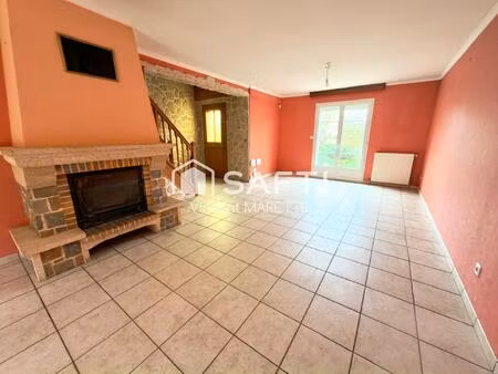 maison 4 chambres – plancher béton – volets solaires somfy – chaudière récente