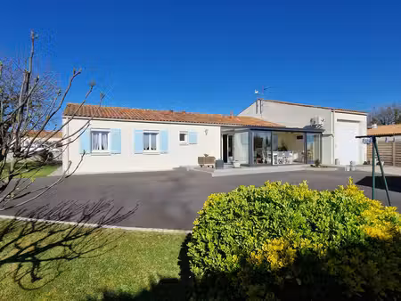 maison viager à vendre occupé 5 pièces tonnay boutonne (17) 168 m² habitables - garage