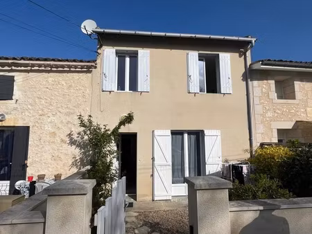 vente maison 4 pièces 85 m² à flaujagues (33350)  140 000 €