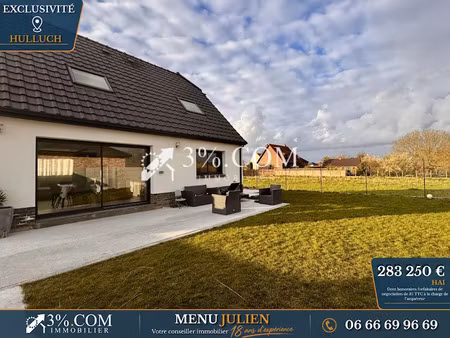 vente maison 5 pièces 112 m² à hulluch (62410)  283 250 €