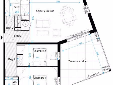 vente appartement 3 pièces