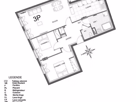 vente appartement 3 pièces