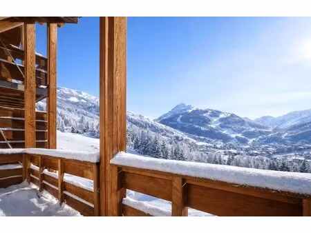 penthouse duplex sud de 4 chambres à vendre à valloire (a) (ap)