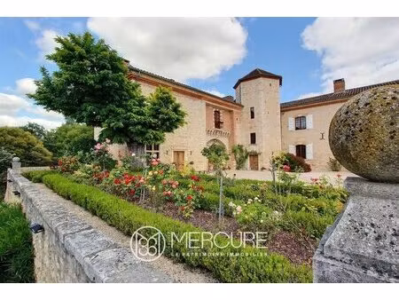 beau chateau renove - dependances et piscine