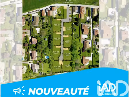 vente terrain à voiron (38500) : à vendre / 639m² voiron