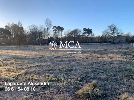 vente terrain 600 m² damazan (47160)