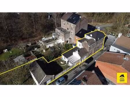 ensemble immobilier de 2 maisons + garage + terrain