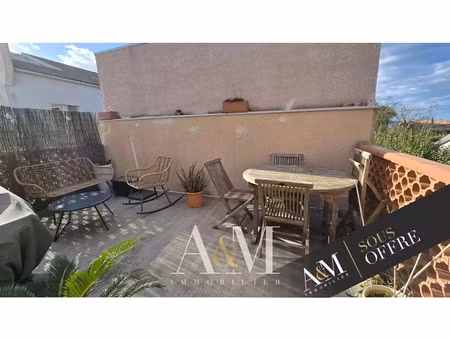 vente appartement 3 pièces 56 m² à beaulieu (34160)  233 000 €