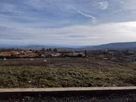 terrain constructible viabilisé à vendre