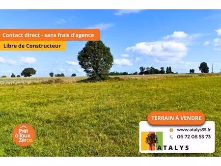 terrain constructible viabilisé à vendre