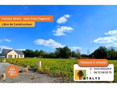 terrain constructible viabilisé à vendre