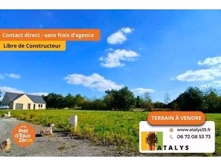 terrain constructible viabilisé à vendre