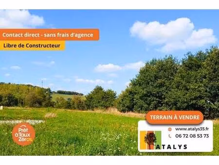 terrain constructible viabilisé à vendre