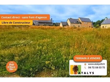 terrain constructible viabilisé à vendre