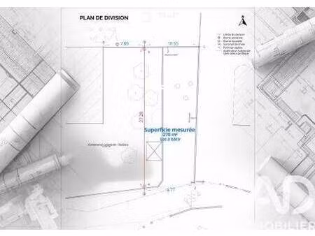 terrain constructible à vendre