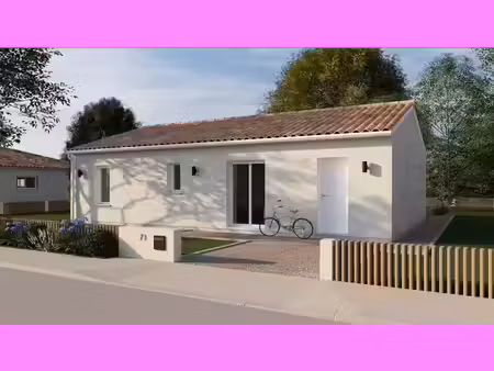 terrain avec maison neuve à vendre
