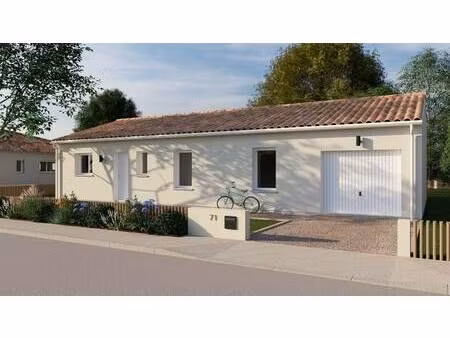 terrain avec maison neuve à vendre