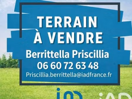 terrain constructible à vendre