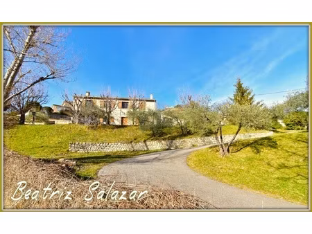 a digne-les-bains  grande maison familiale de 215 m²  9 pièces  double garage  abri campin