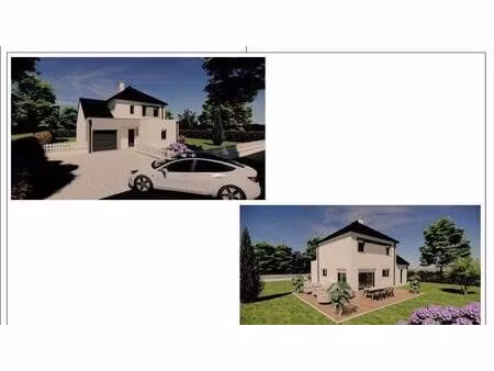 terrain avec maison neuve à vendre