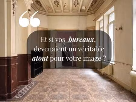 espaces bureaux exploitables : ±127 m²