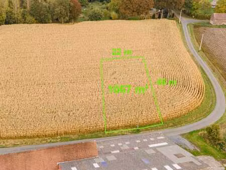 beau terrain à bâtir de 1067 m² à havinnes – proche des gran