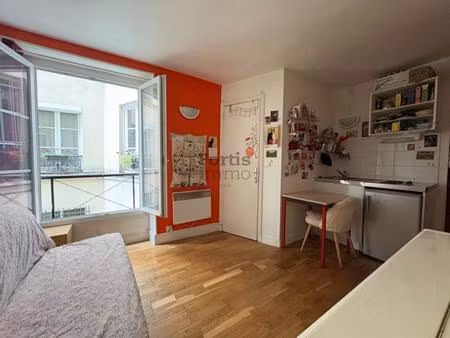 paris 18 - montmartre - studio calme de 13 23 m² sur cour