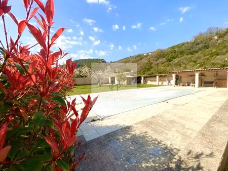 maison familiale avec piscine à rochemaure
