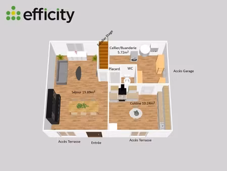 maison 4 pièces - 80 m²