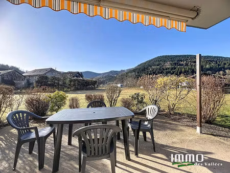appartement en rdc - vue sur le massif