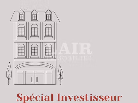 investissement locatif - rare à la vente - réf o14768