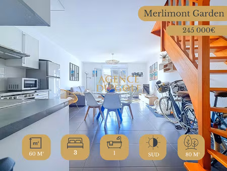 maison 3 chambres avec jardin plein sud à 1 5 km de la plage