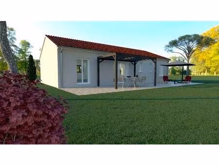 terrain avec maison neuve à vendre