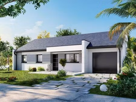 terrain avec maison neuve à vendre