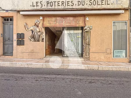 murs commerciaux 120 m² avec espace aménagé 50 m² vallauris rue passante