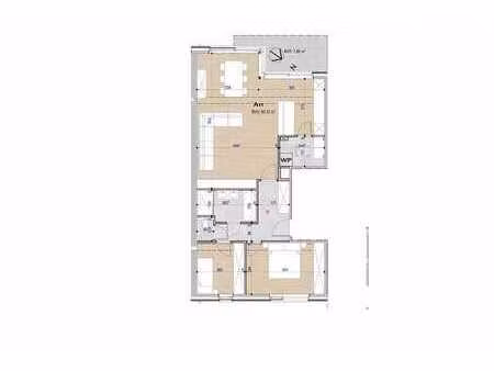appartement contemporain nouvellement construit avec 2 ch...