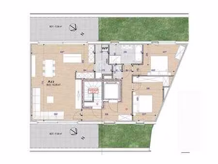 grand penthouse avec 2 chambres (2.2)