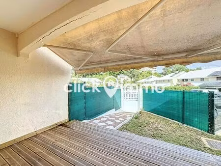 les abymes - appt t3 meublé jardinet + citerne