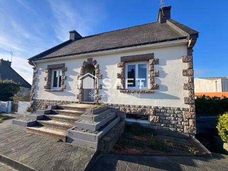 maison proche loudeac  3 chambres  jardin  dpe c