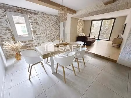 maison de village en pierre 3 chambres 2 terrasses – saint-geniès-de-fontedit (34480)